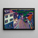 Murnau Maalaus ikkunasta Griesbräun - Wassily Kandinsky — kehystetty taideteos seinällä