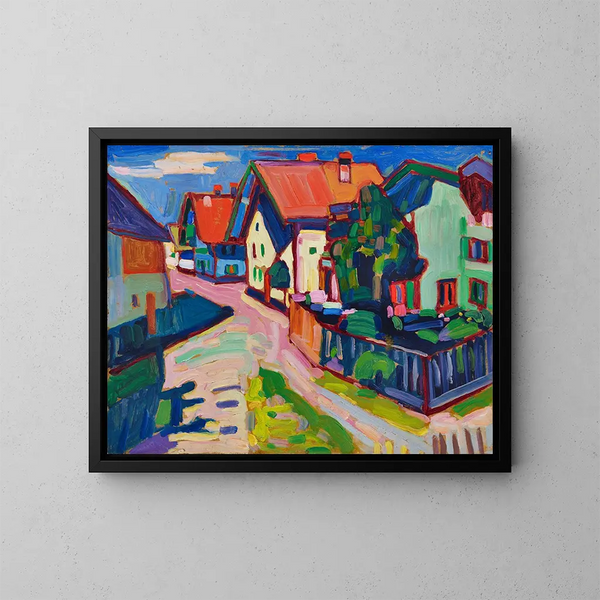 Murnau - Wassily Kandinsky — kehystetty taideteos seinällä