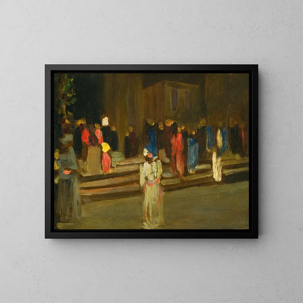 Entrée du parc de Saint-Cloud - Wassily Kandinsky — kehystetty taideteos seinällä