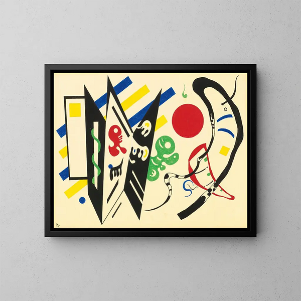 Réciproque - Wassily Kandinsky — kehystetty taideteos seinällä