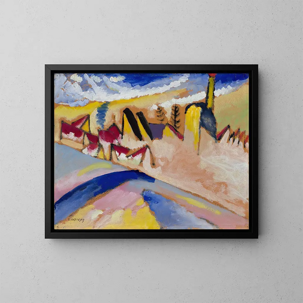 Talvi-työskentely II - Wassily Kandinsky — kehystetty taideteos seinällä