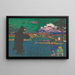 Karhu - Wassily Kandinsky — kehystetty taideteos seinällä
