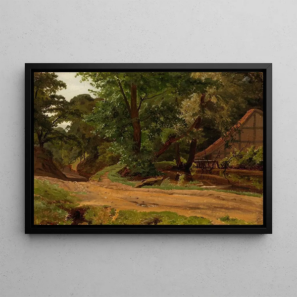 Werner Holmberg - Road And Building In The Landscape.webp