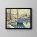 Bateaux dans un port à Saint-Tropez - Wilfrid Gabriel de Glehn — kehystetty taideteos seinällä