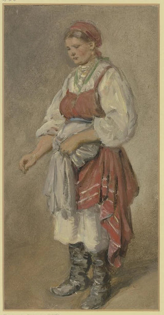 Wilhelm Amandus Beer - Junge Russin Hhner ftternd.webp