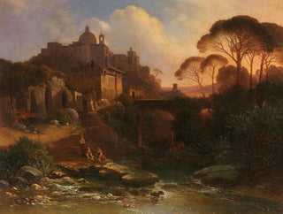 Ariccia - Wilhelm August Schirmer — näkymä teoksesta
