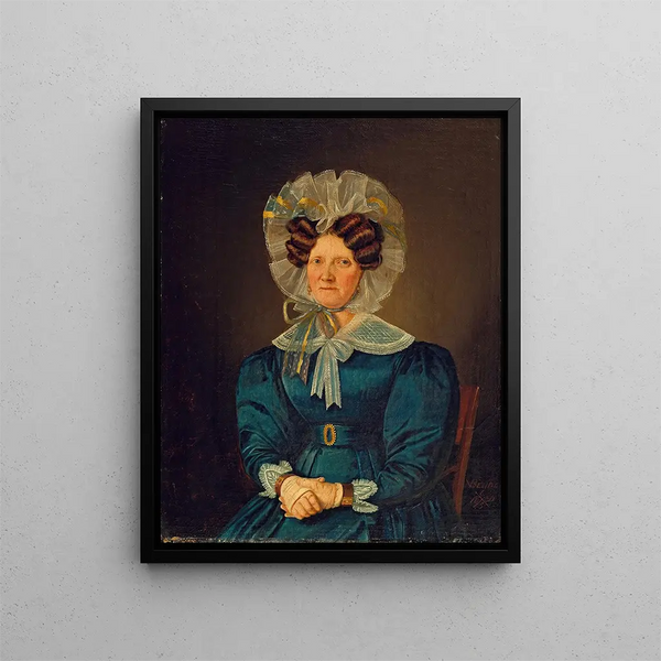 Wilhelm Bendz - Portrait of Mette Sophie Fuglsang The artists aunt.webp