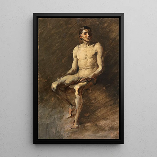 Wilhelm Busch - Sitzender mnnlicher Akt.webp