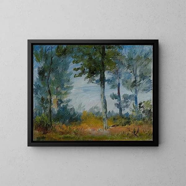 Lisière de forêt - Wilhelm Busch — kehystetty taideteos seinällä