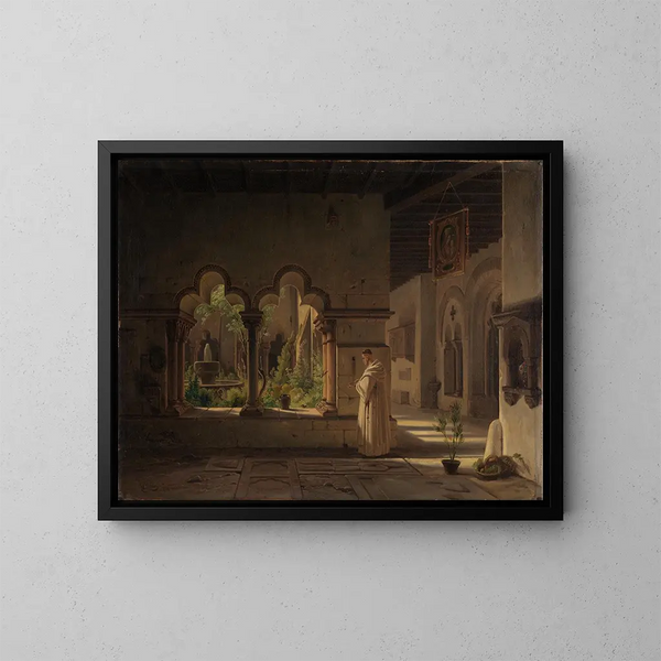 Cloître de San Pablo à Barcelone - Wilhelm Gail — kehystetty taideteos seinällä