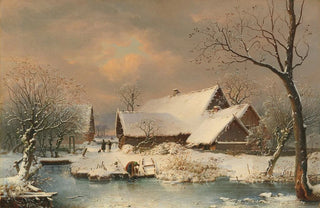 Wilhelm Heinrich Schneider - Verschneite Winterlandschaft.webp