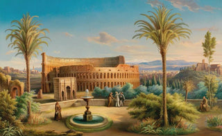 Wilhelm Kandler - Rome in front of the Colosseum.webp