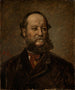 Eläinmaalauksen Josef Wolf - Wilhelm Kümpelin muotokuva — näkymä teoksesta