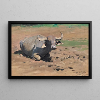 Wilhelm Kuhnert - Resting Buffalo.webp