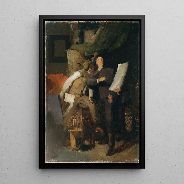 Wilhelm Leibl - Die Kritiker.webp