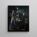 Kaksinkertainen kauppias Christopher Friedenreich Hage 1759-1849 ja hänen vaimostaan Arnette Just 1778-1866 - Wilhelm Marstrand — kehystetty taideteos seinällä