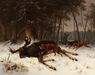 Le élan abattu - Wilhelm Reinhardt — näkymä teoksesta