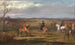 Hunting with hounds in Hungary - Wilhelm Richter — näkymä teoksesta