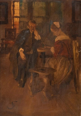 Wilhelm Schreuer - Company of a married couple.webp