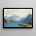Au lac Attersee - Wilhelm Steinfeld — kehystetty taideteos seinällä