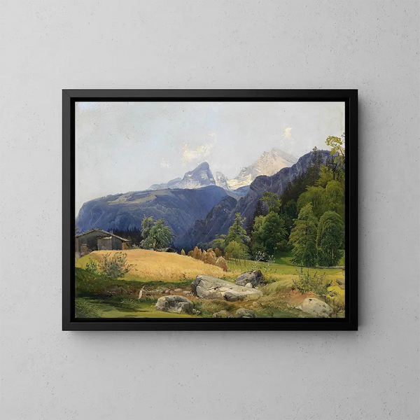 Motif d'Unterstein - Wilhelm Steinfeld — kehystetty taideteos seinällä