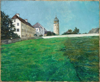 Näkymä Frauenchiemsee - Wilhelm Trübner — näkymä teoksesta