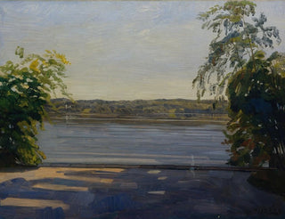 Lac de Starnberg - Wilhelm Trübner — näkymä teoksesta