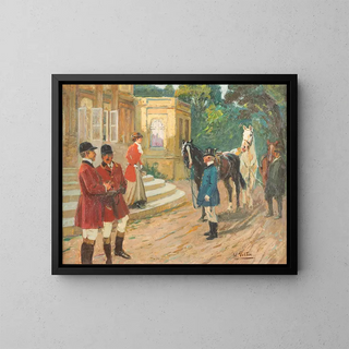 Wilhelm Velten - Leaving for the hunt.webp