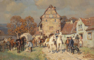 Wilhelm Velten - Markttag in Franken.webp