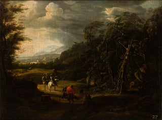 Wilhelm von Bemmel - Landscape with Horsemen.webp