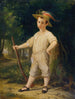 Le Petit Fermier Le Petit Chasseur - Wilhelm von Kaulbach — näkymä teoksesta