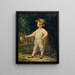 Le Petit Fermier Le Petit Chasseur - Wilhelm von Kaulbach — kehystetty taideteos seinällä