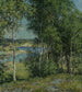 Koivuperhe - Willard Leroy Metcalf — näkymä teoksesta