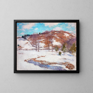 Willard Leroy Metcalf - Snow in the Foothills.webp