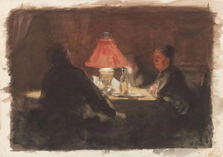 Willem Bastiaan Tholen - Bij de lamp.webp