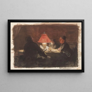 Willem Bastiaan Tholen - Bij de lamp.webp