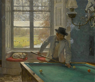 Le joueur de billard - Willem Bastiaan Tholen — näkymä teoksesta