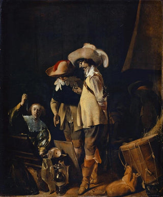 Willem Cornelisz Duyster - Two Officers Are Being Shown Jewellery and Precious Objects.webp