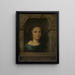 Maria Eversdijck syntynyt vuonna 1628, Nicolas Blancarduksen vaimo - Willem Eversdijck — kehystetty taideteos seinällä