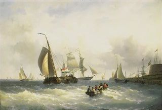 Willem Gruyter jr - Anchorage at Bremerhaven.webp