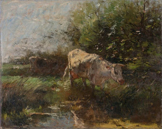 Prairie avec des vaches - Willem Maris — näkymä teoksesta