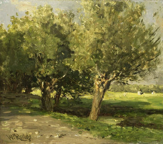 Paju-puut - Willem Roelofs — näkymä teoksesta