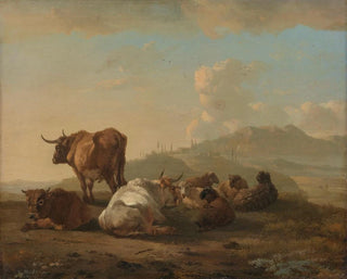 Herdes au repos - Willem Romeyn — näkymä teoksesta