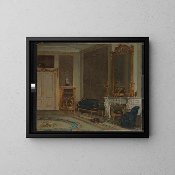 Le hall de la maison A. Willet-Holthuysen, Herengracht 605 - Willem Steelink Jr — kehystetty taideteos seinällä