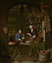 Maalauksen jäljennös Kauppa - Willem van Mieris