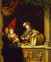 Lasten leikkimaalaus - Willem van Mieris — näkymä teoksesta