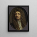 Muotokuva Miehen - Willem van Mieris — kehystetty taideteos seinällä