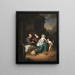 La Sainte Famille et Saint Jean-Baptiste - Willem van Mieris — kehystetty taideteos seinällä