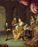 Laulava kitaristi - Willem van Mieris — näkymä teoksesta
