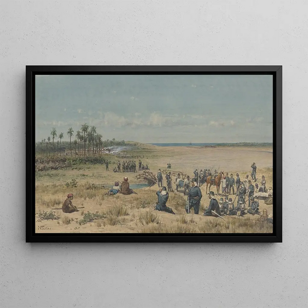 Willem de Famars Testas - De verovering van Toemoelit tijdens de expeditie van Samalangan 26 augustus 1877.webp